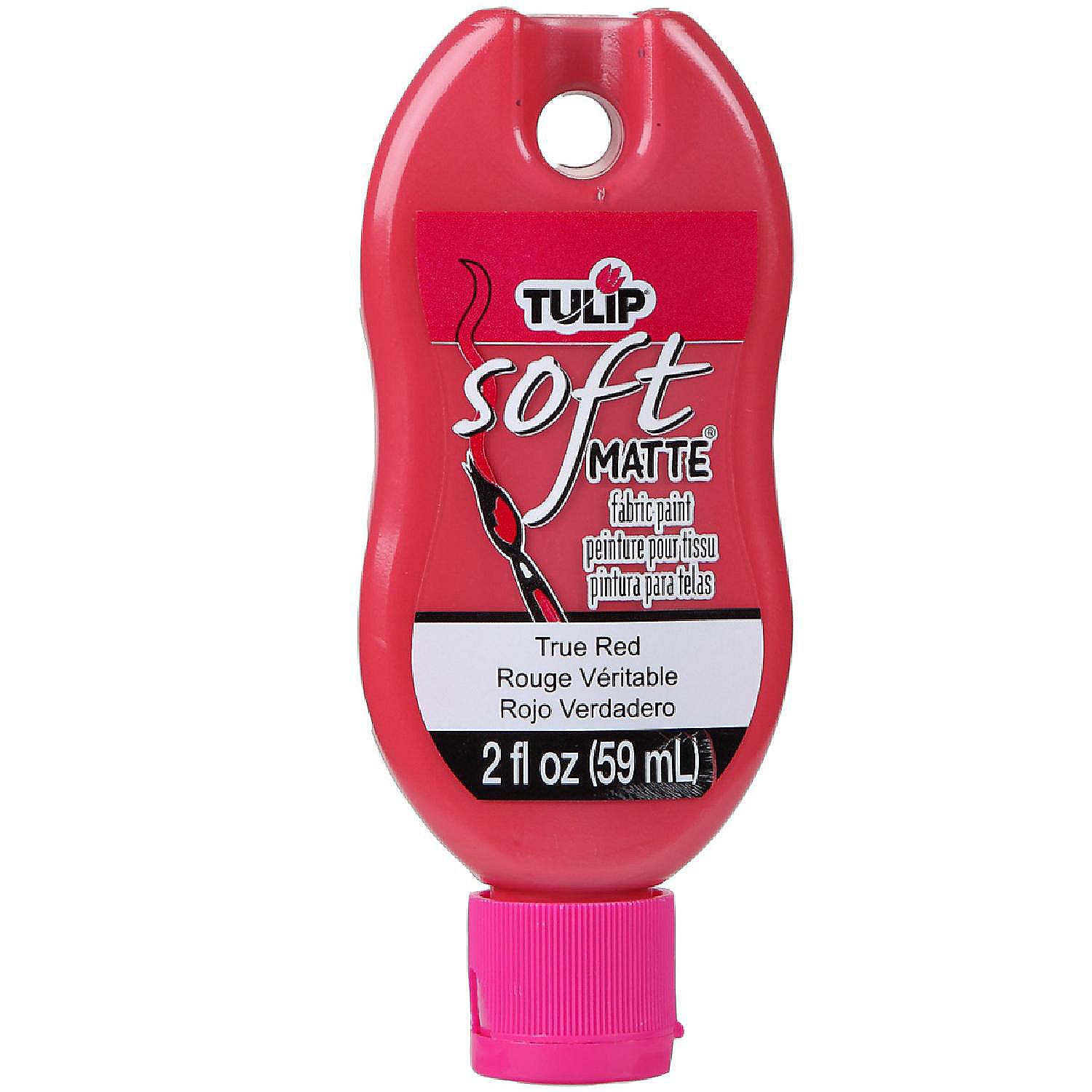 Tulip Soft Matte Fabric Paint 2ozTrue Red Oriental Trading