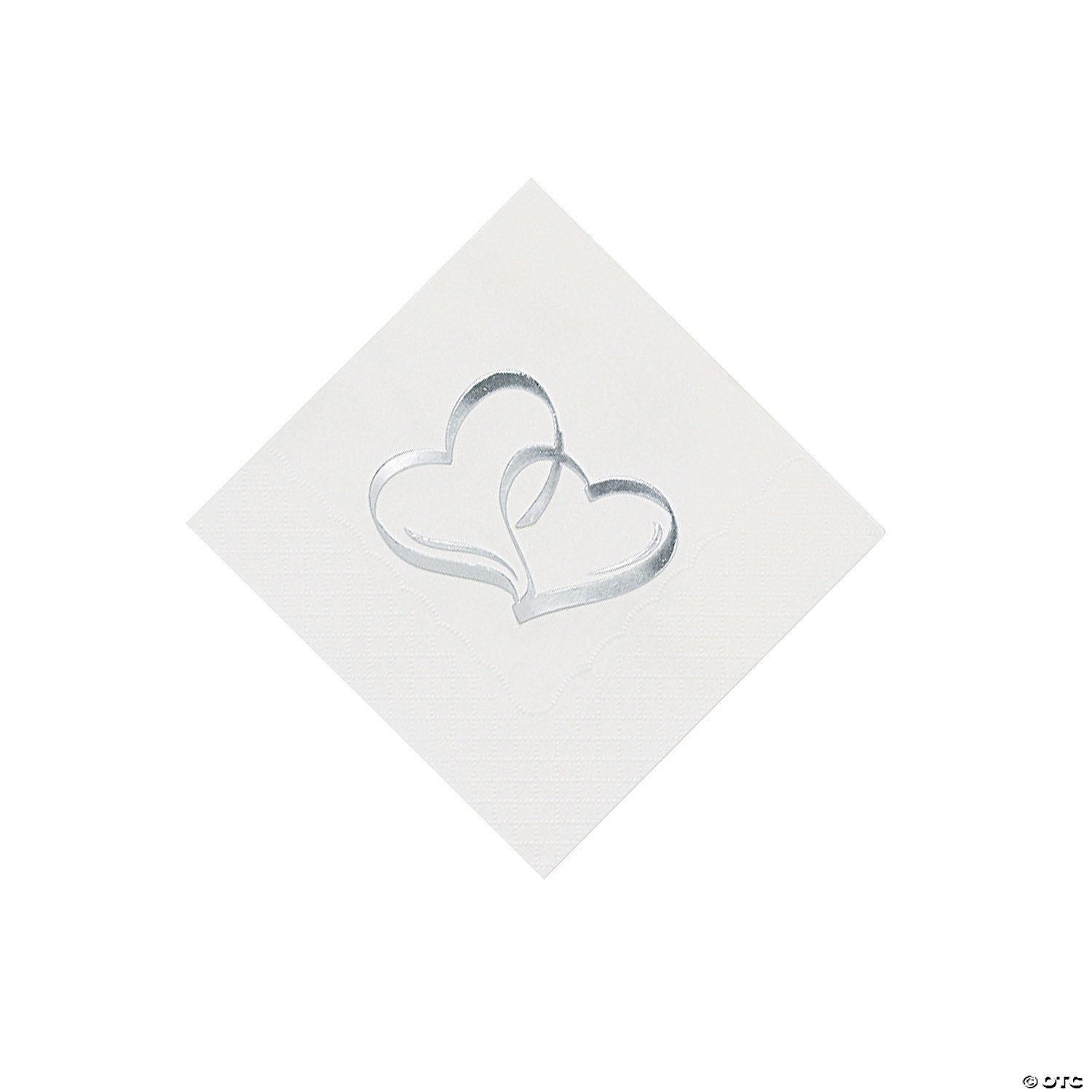 Two Hearts Cocktail Napkins | Oriental 