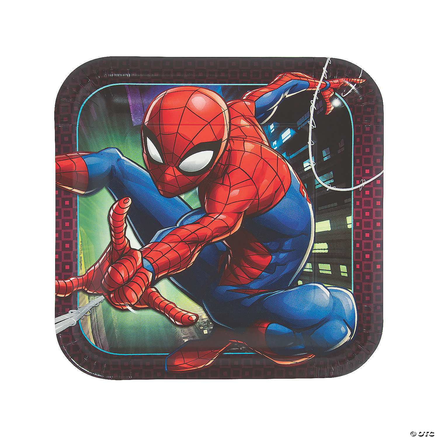 hallmark Spider-Man Spider-Sense Dinner Plates 8 