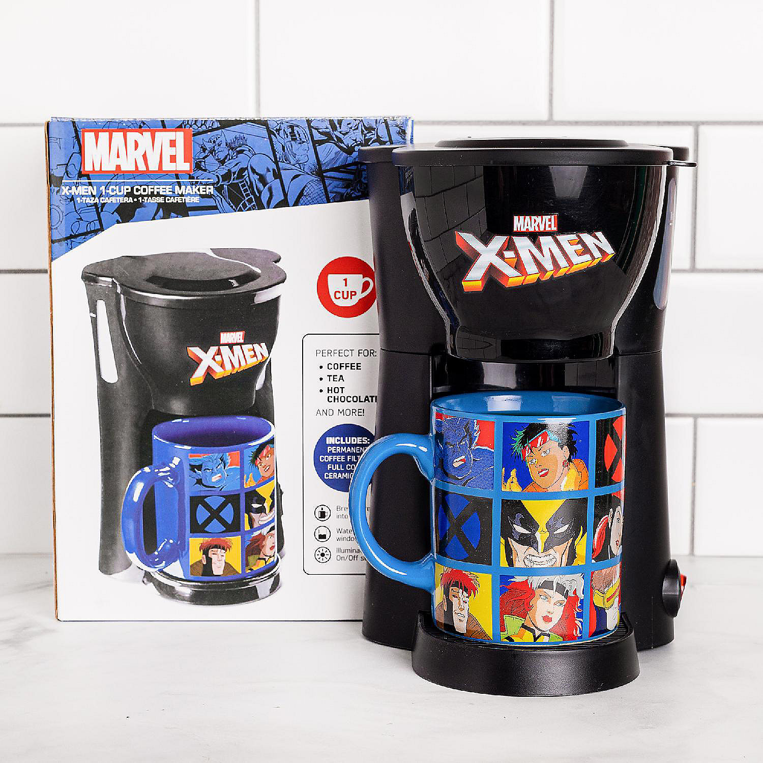 Uncanny Brand X-Men Coffee Maker with Mug | Oriental Trading