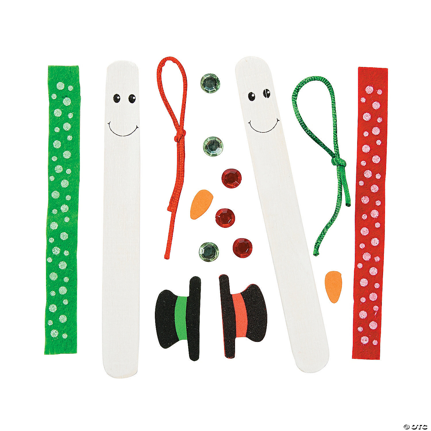 400 Pcs Snowman Crafts for Kids Christmas Snowman Stick Ornament Craft Kit  Preschool Christmas Crafts Holiday Craft Toddler Winter Crafts for Kids in