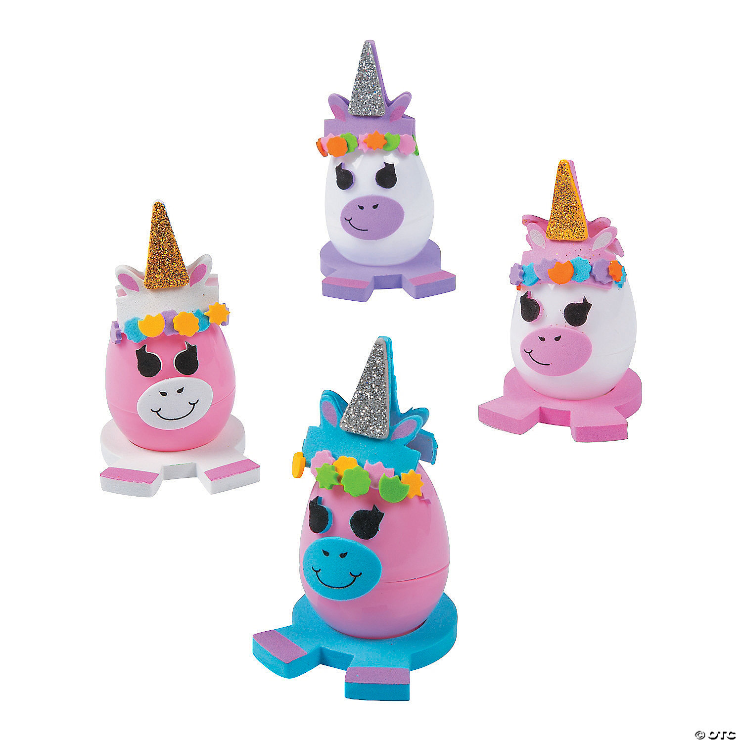 Unicorn Egg Decorating Craft Kit - Makes 24 | Oriental Trading