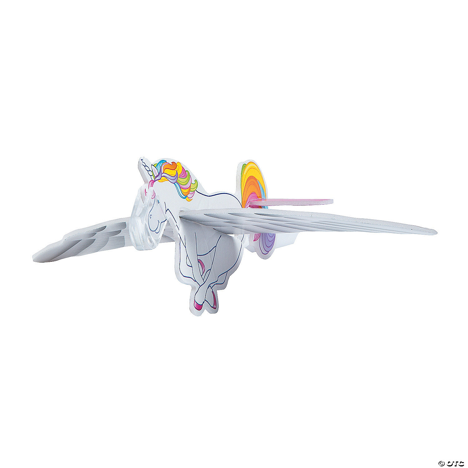 NEW 4 X FLYING UNICORN GLIDERS PLANES PARTY BAG FILLERS FAVOURS 