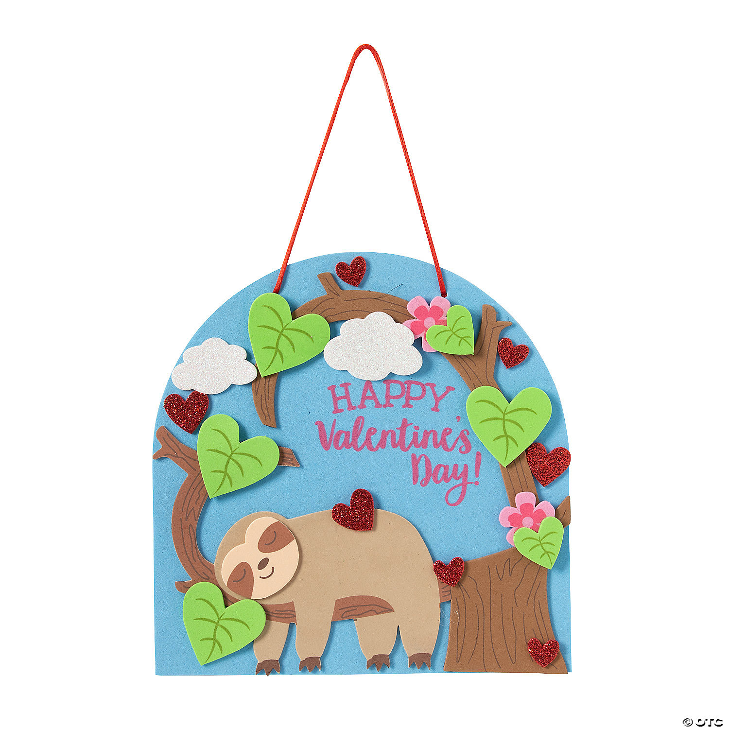 Valentine's Day Sloth Craft Idea For Kids