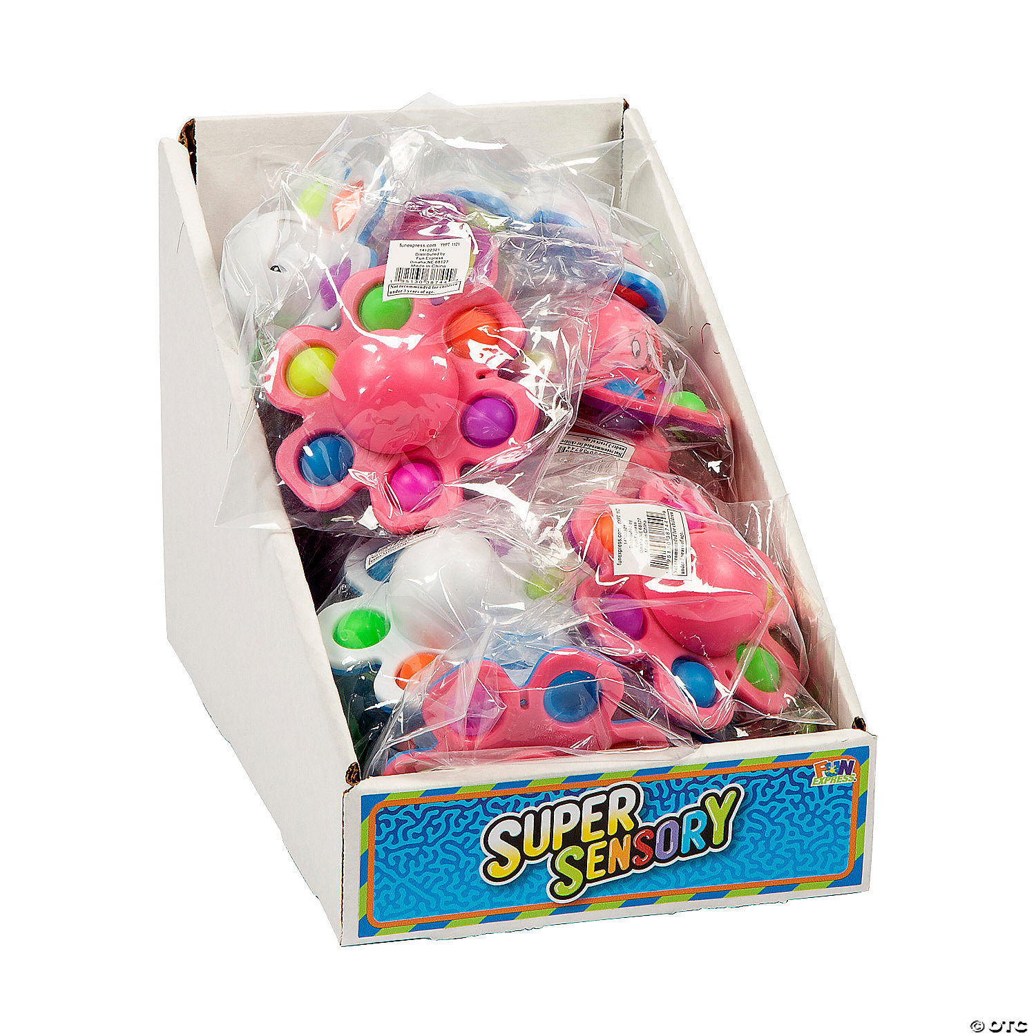 Value PDQ Super Sensory Octopus Fidgets Toys Fun Express