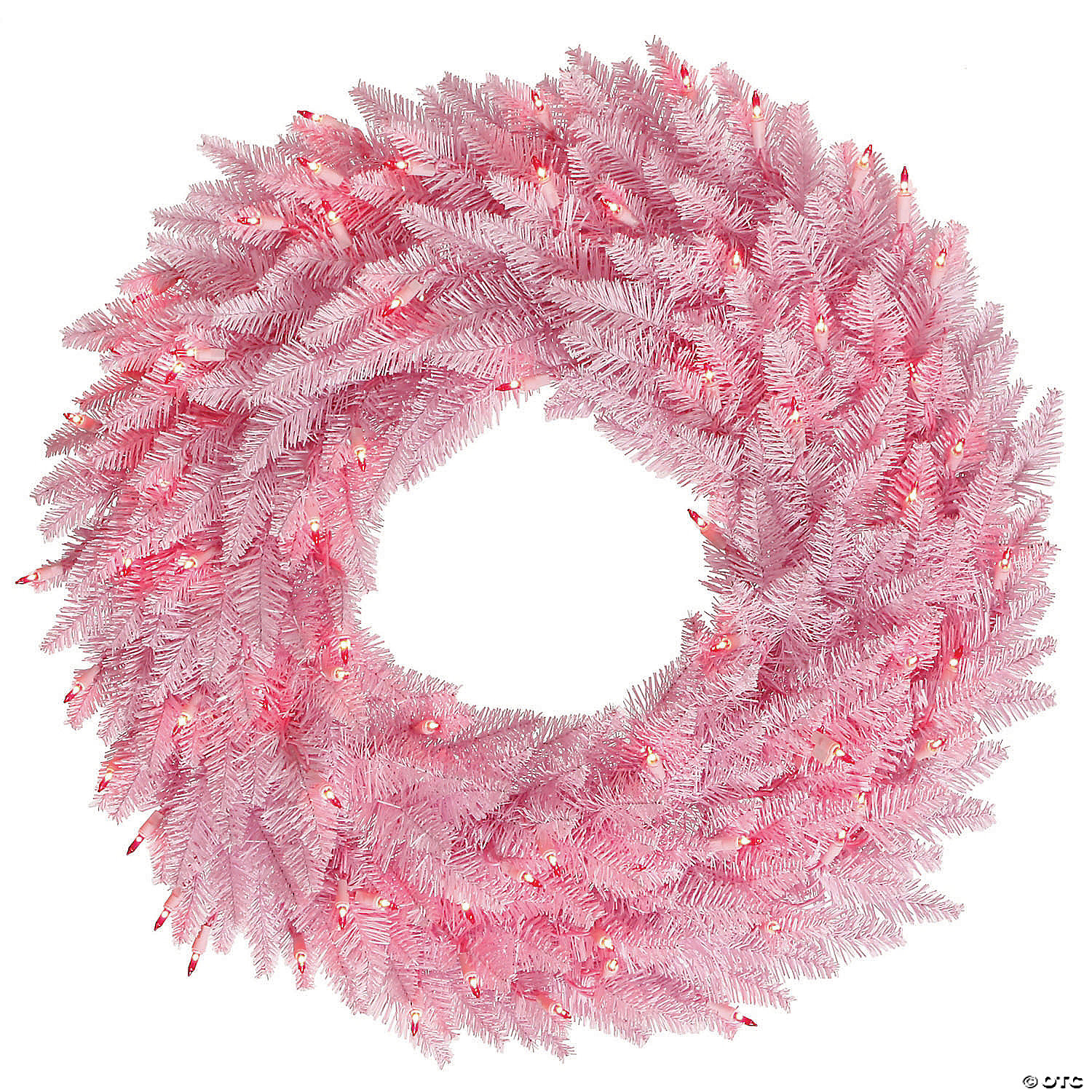 Pink Christmas Wreath