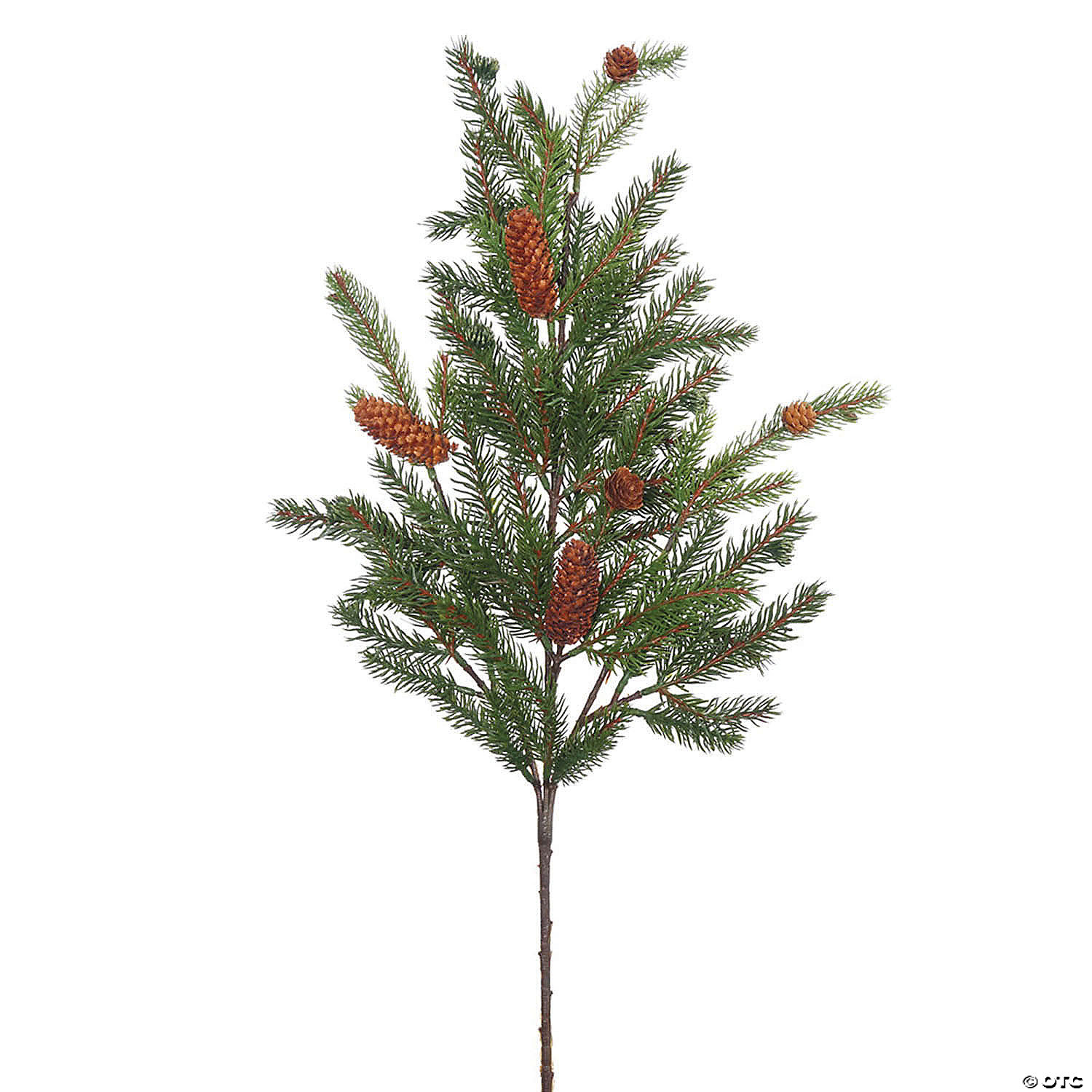 Christmas Artificial Frosted Foliage Berries Pine Spruce Cones Spray Picks 