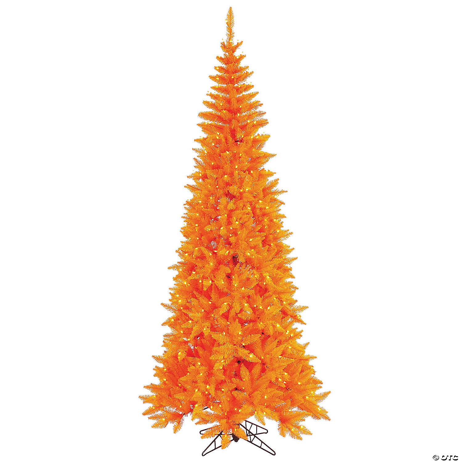 orange led christmas tree lights