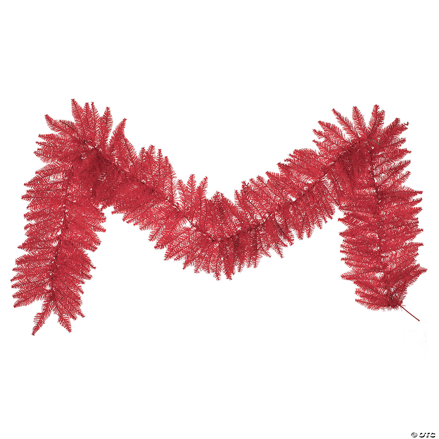 Vickerman 9' Red Fir Artificial Christmas Garland, Unlit