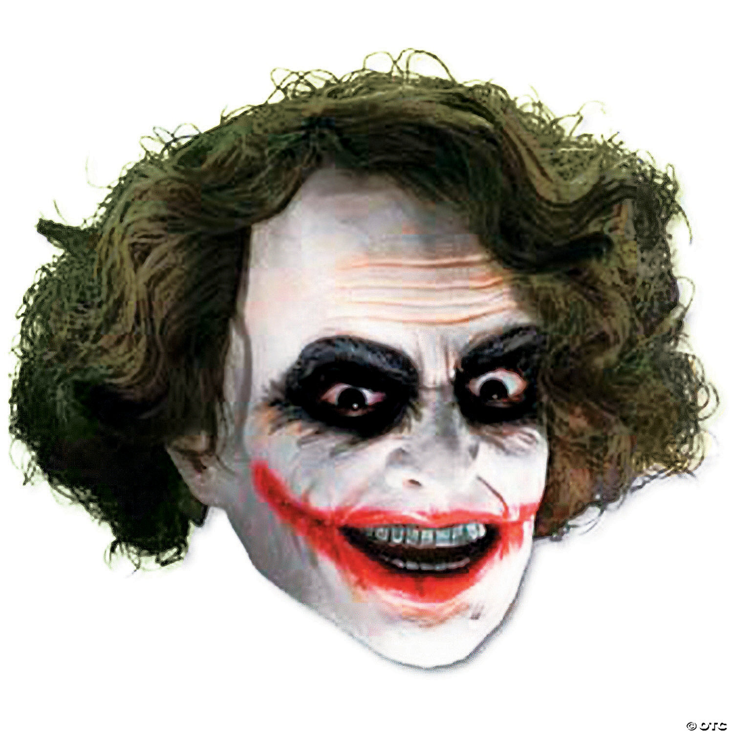Vinyl 3/4 Joker™ Mask with Hair | Oriental Trading