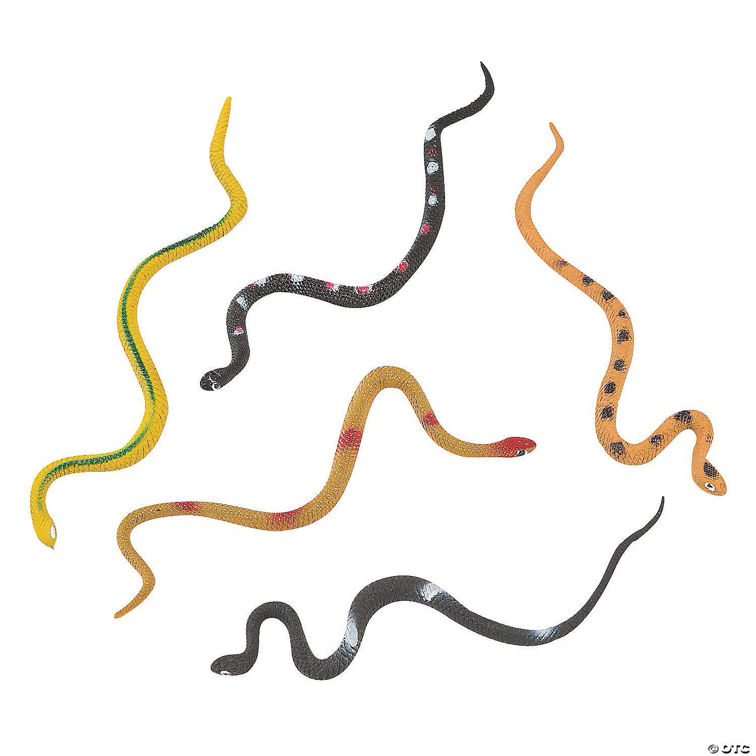 bendable rubber snakes