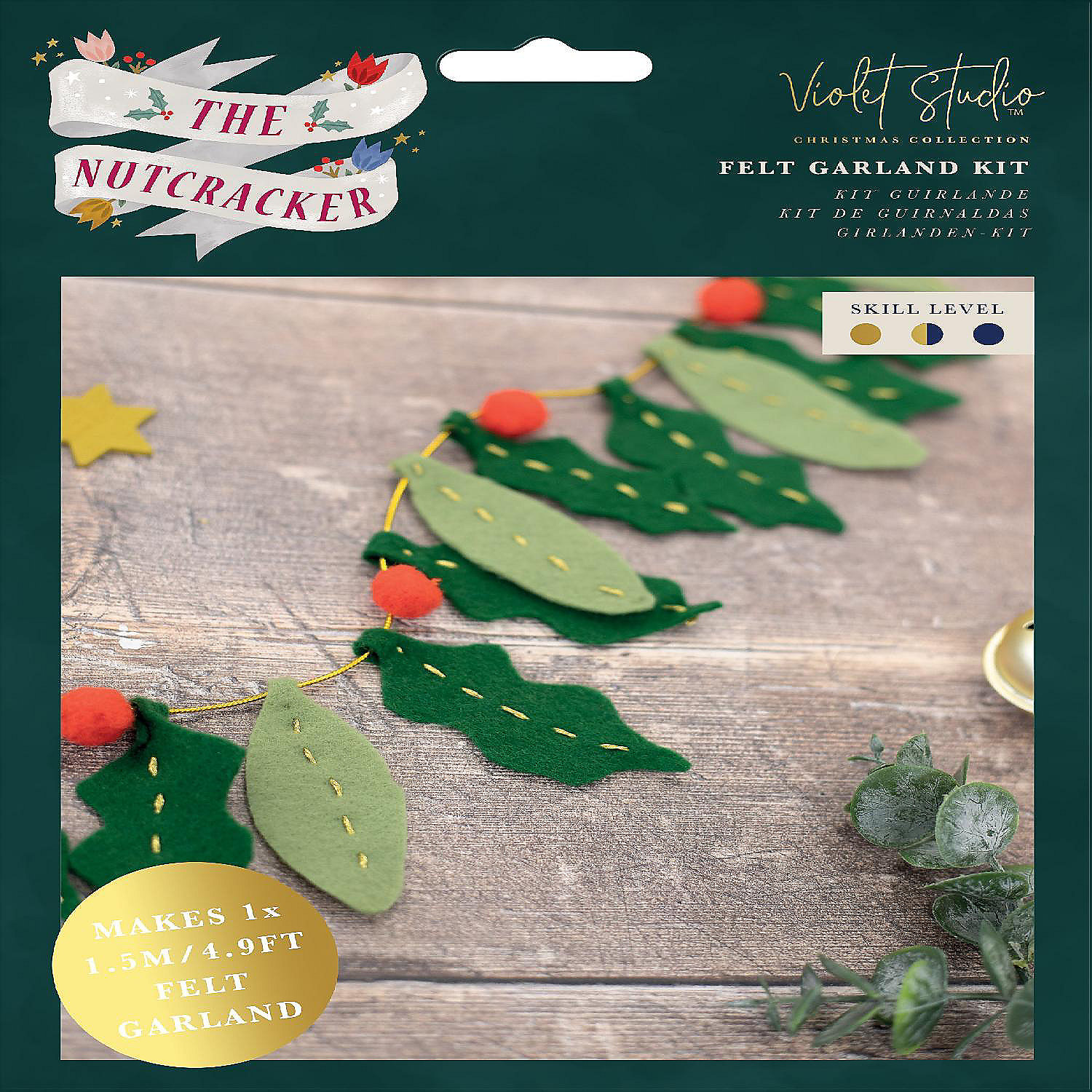 Violet Studio Felt Garland KitThe Nutcracker Oriental Trading
