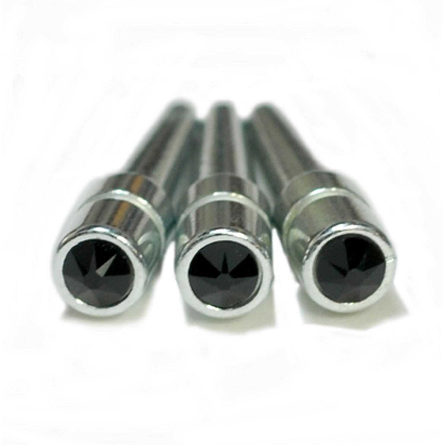 WE Games Chrome Cribbage Pegs with Swarovski Austrian Crystals Set of