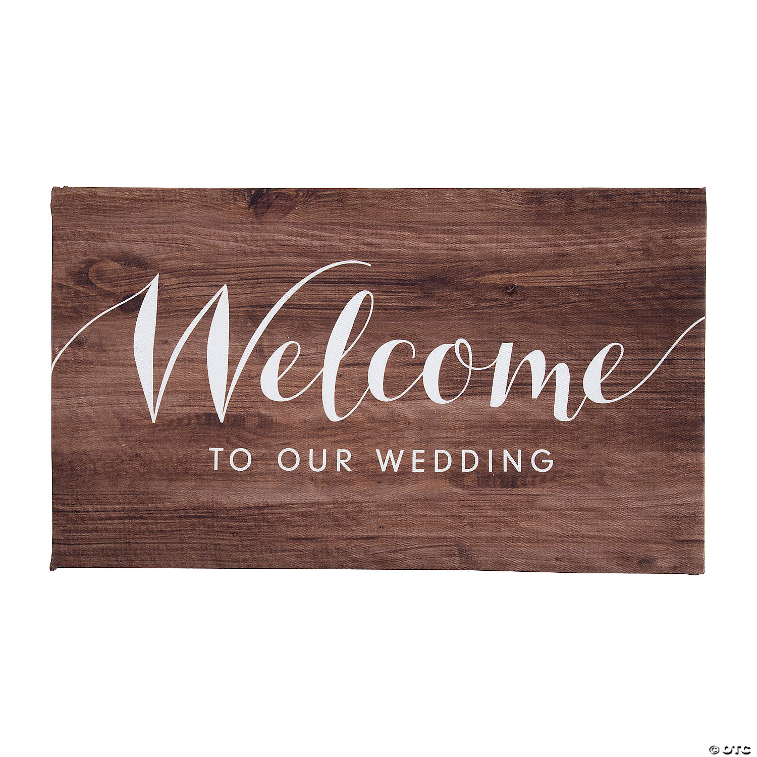 Wedding Welcome Canvas Sign welcome to our wedding 