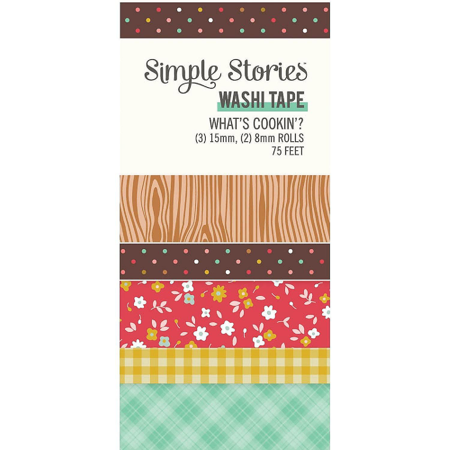 What's Cookin' ? Washi Tape5/Pkg Oriental Trading