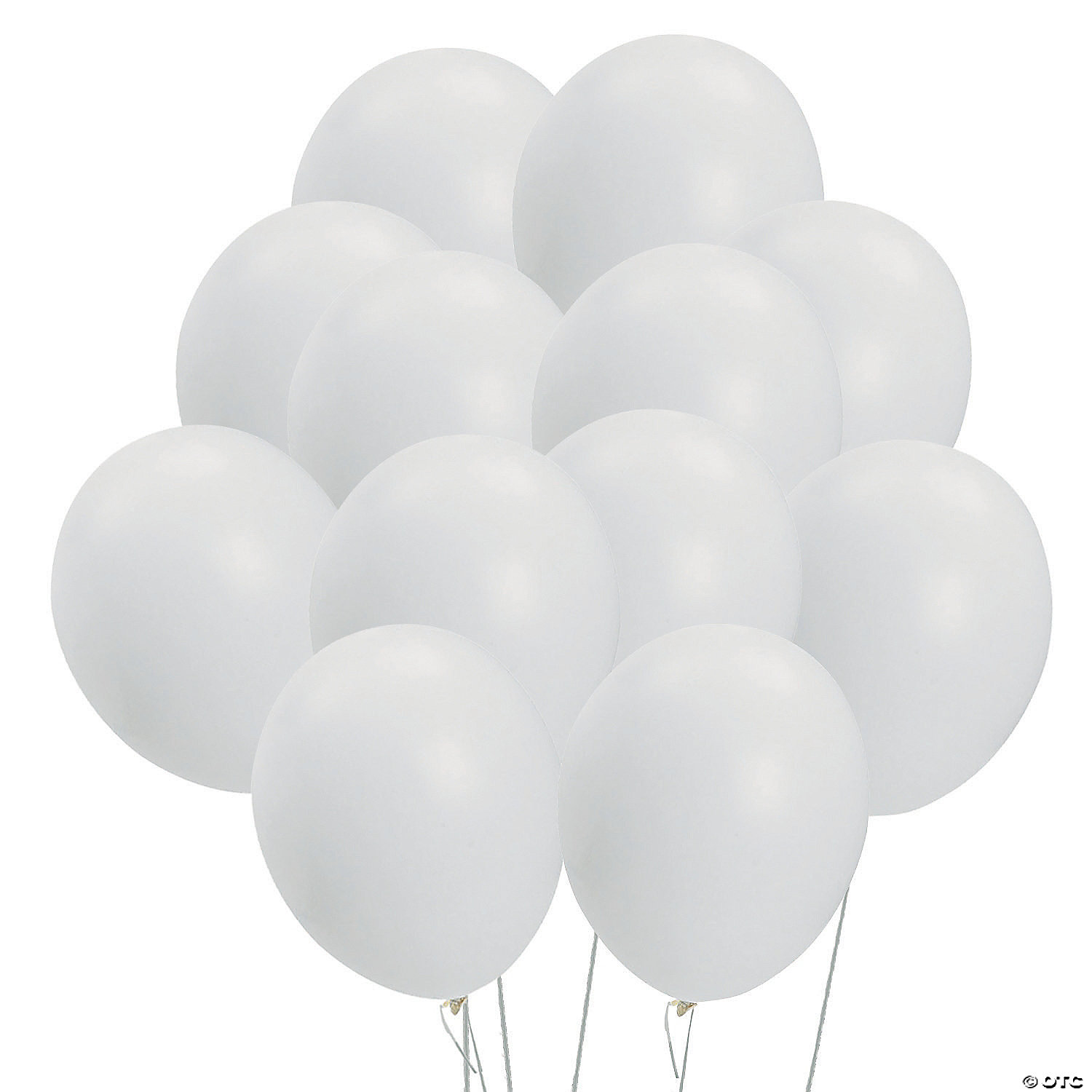 50 x 12" Metallic White Balloons Party Birthday Wedding Celebration Decorations 