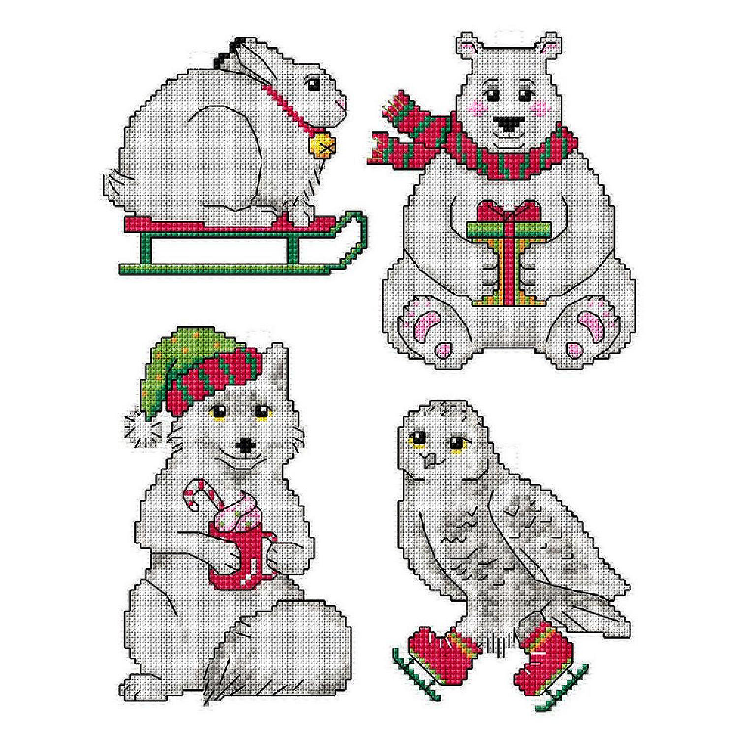 White Christmas 151CS Crafting Spark Counted CrossStitch Kit