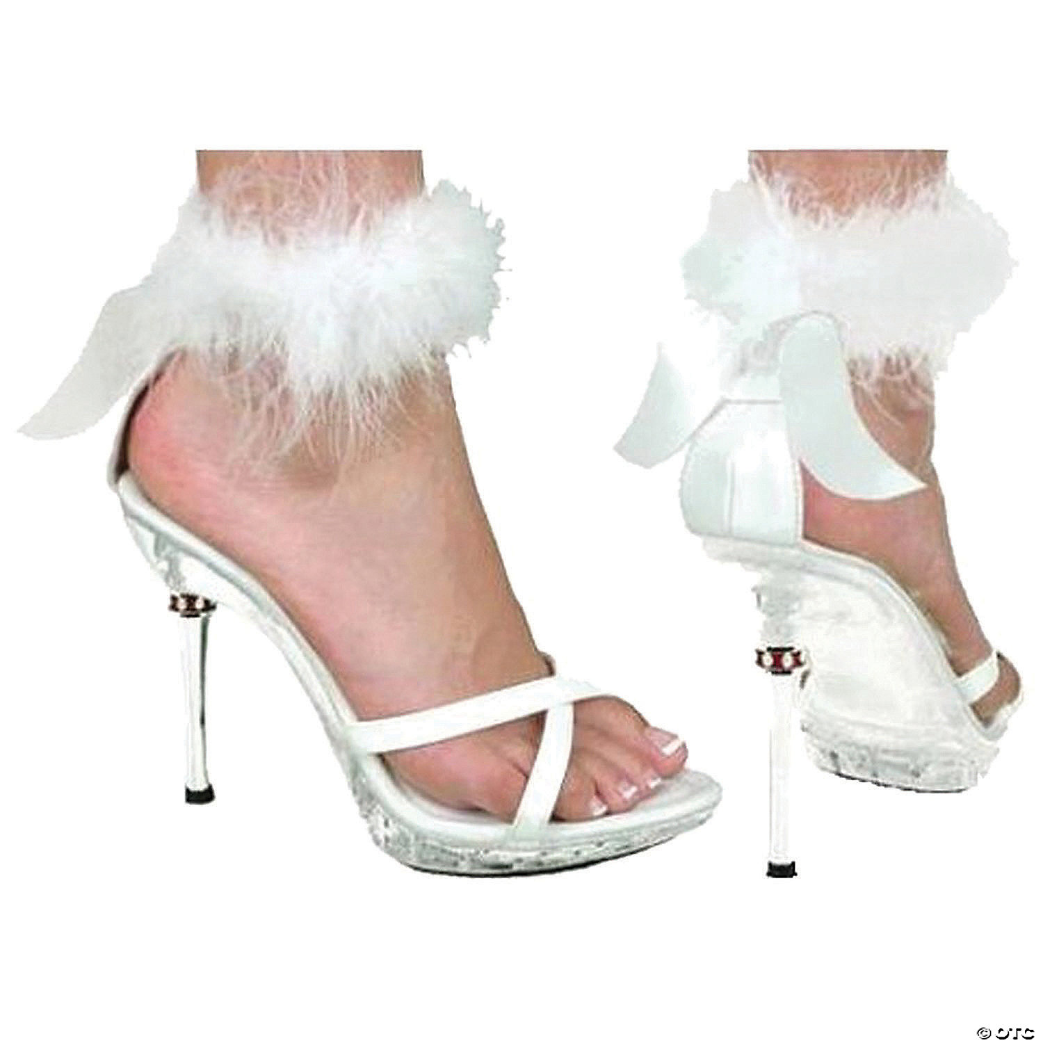 White High Heel Sexy Angel Shoes | Oriental Trading