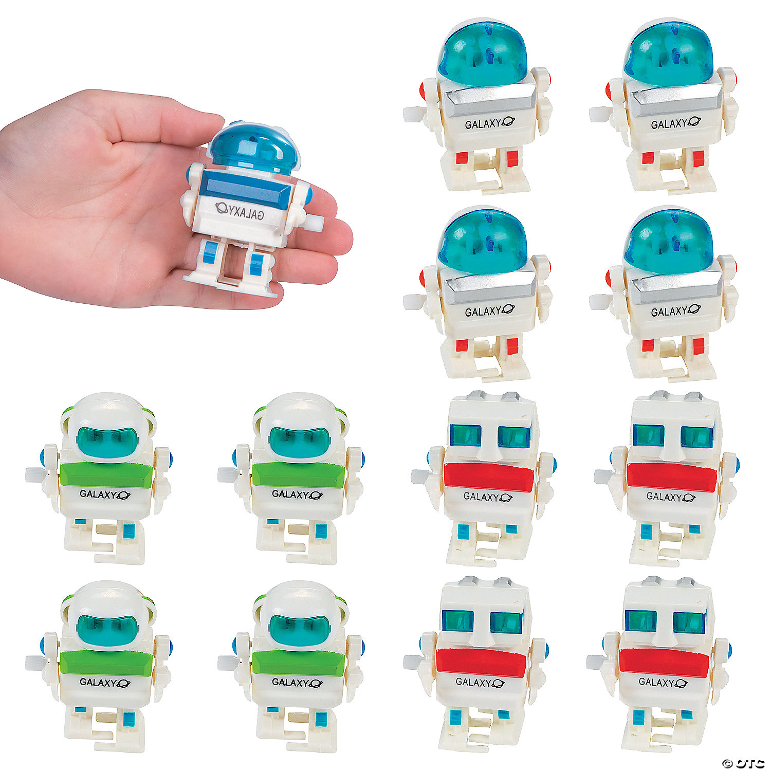 Space Robot Wind-Up Toy - 12 pack