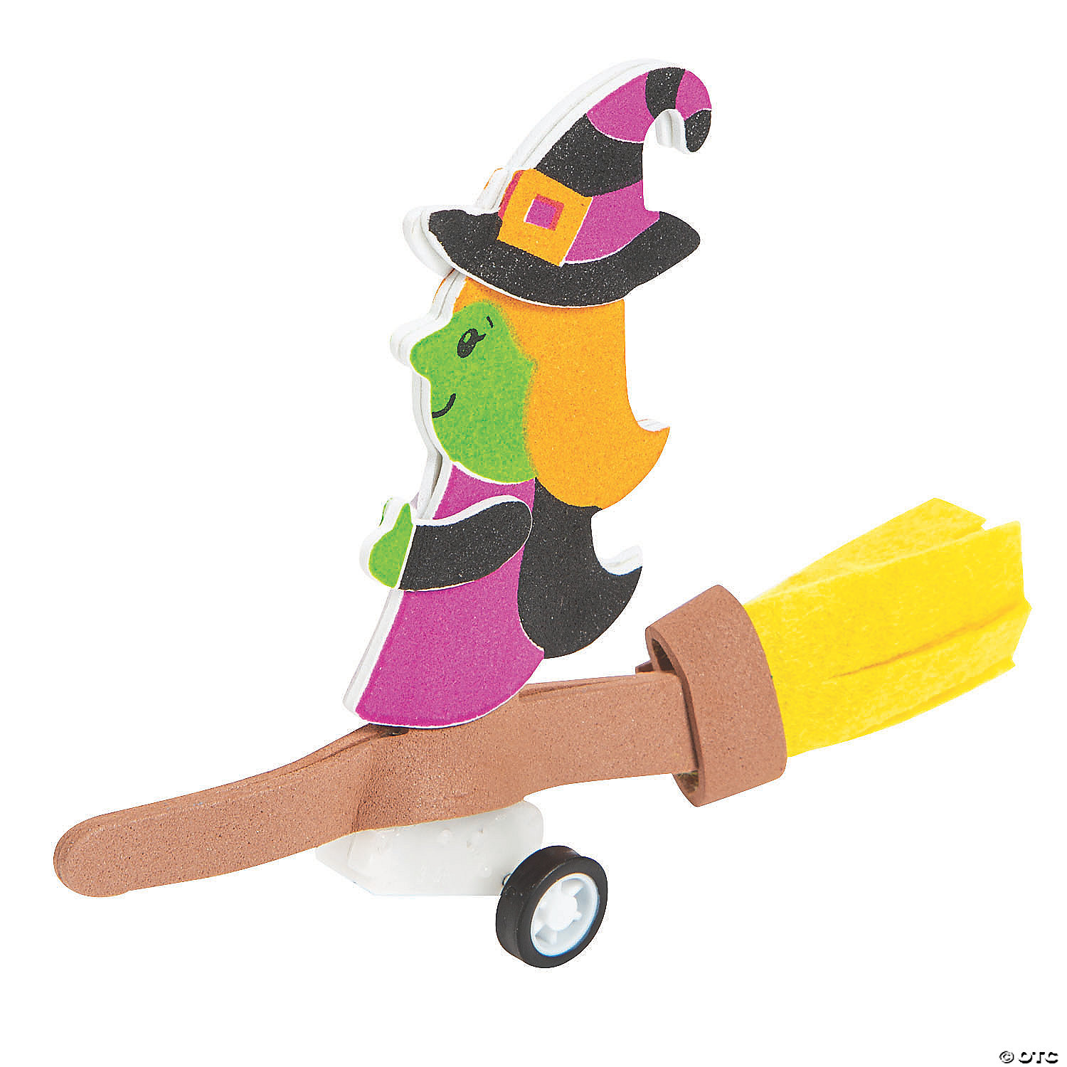 Witch Pull-Back Toy Craft Kit - Makes 12 | Oriental Trading