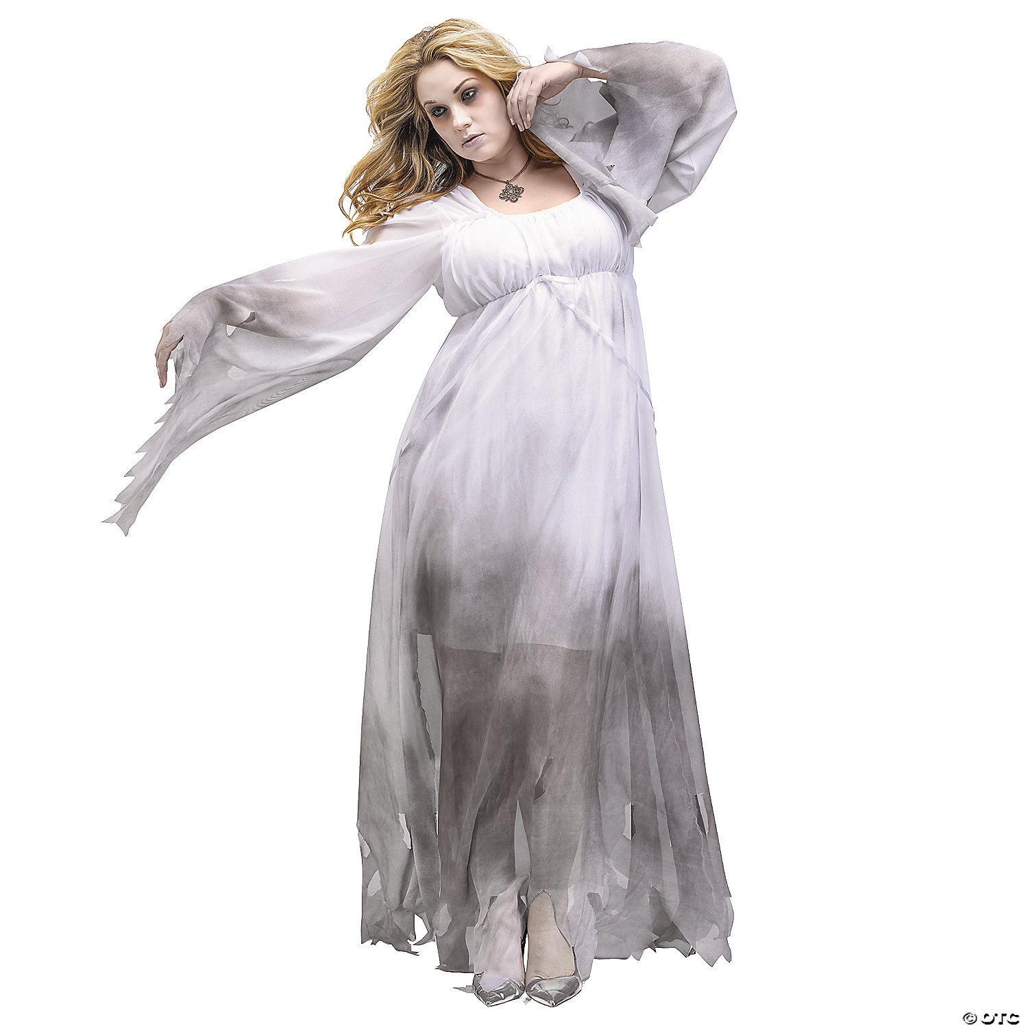 white ghost dress