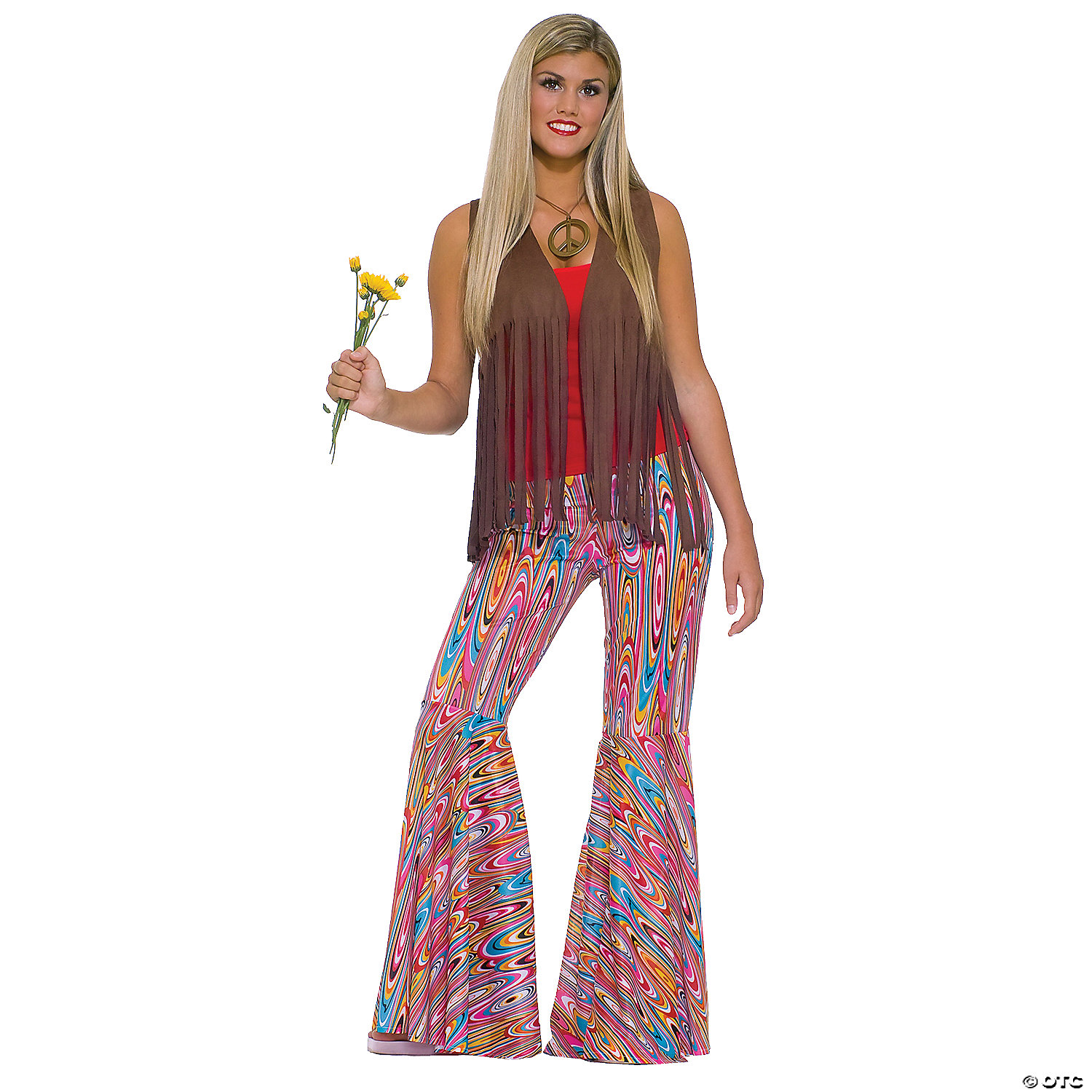 Women's Bell Bottom Pants - Main Image