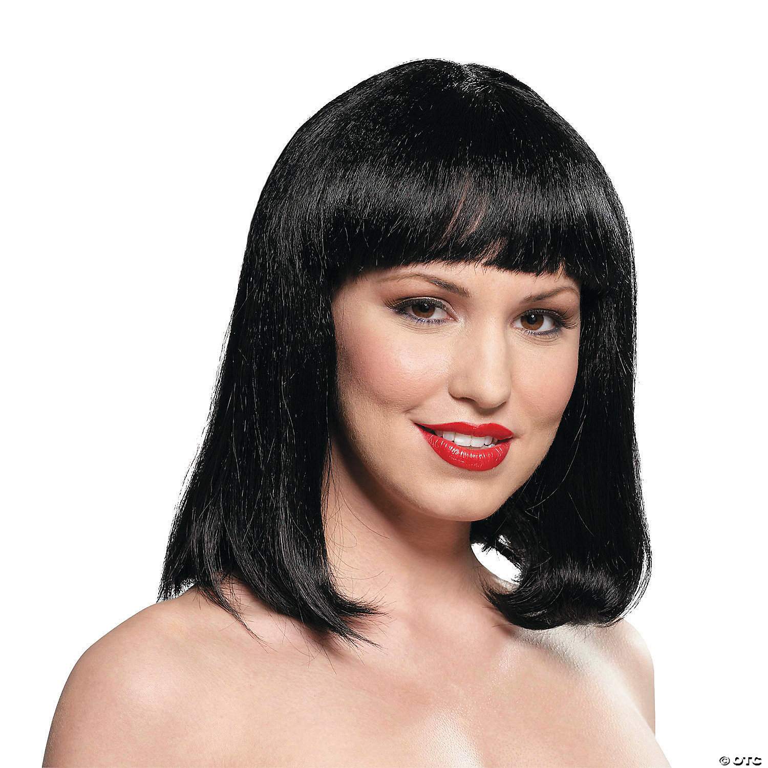 womens black wig
