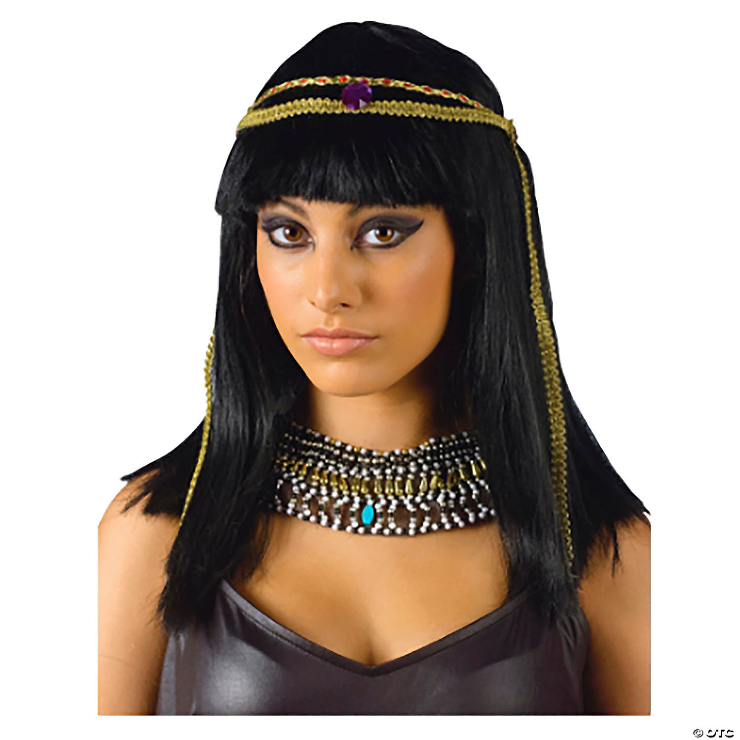 womens black wig
