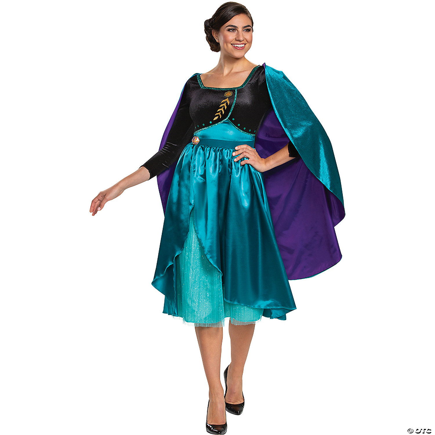 Women's Deluxe Frozen 2 Queen Anna Costume – Plus