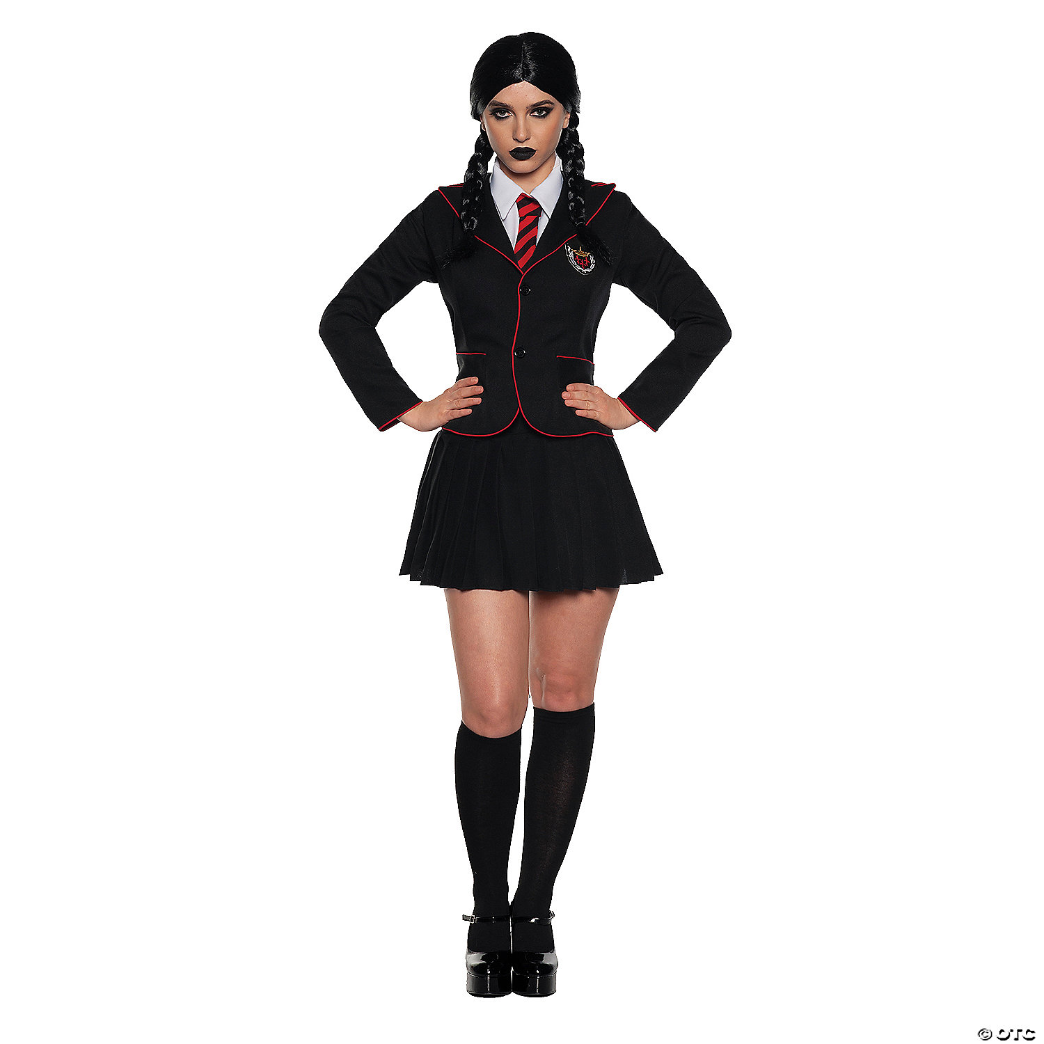 Women's Gothic Schoolgirl Costume - Medium