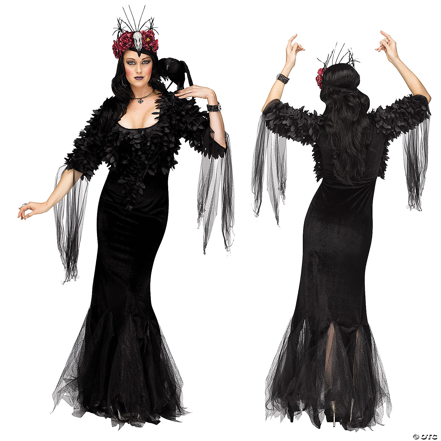 Joseph Banks George Hanbury Orientalsk Women's Raven Mistress Costume | Oriental Trading