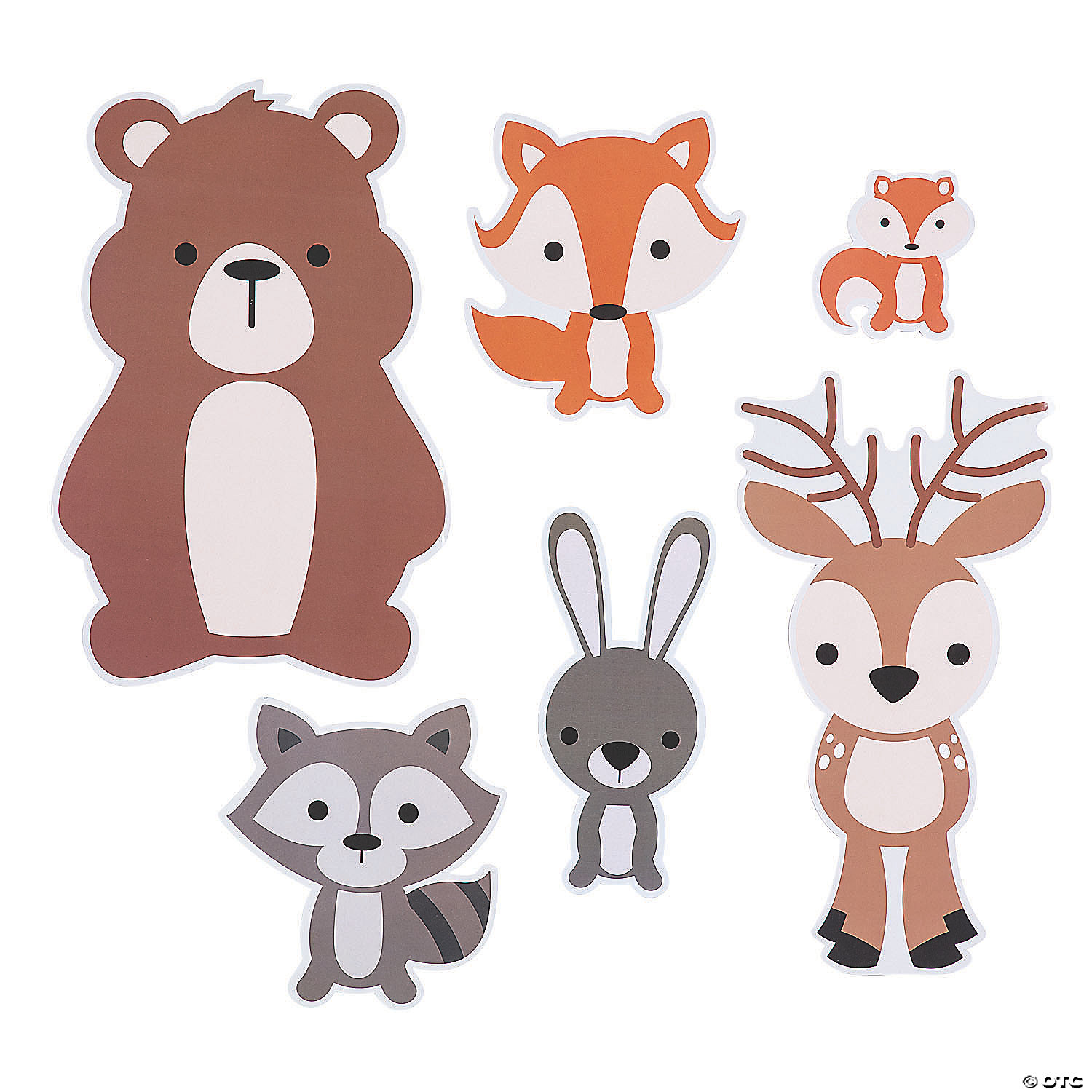 Woodland Party Animal Cutouts - 6 Pc. | Oriental Trading