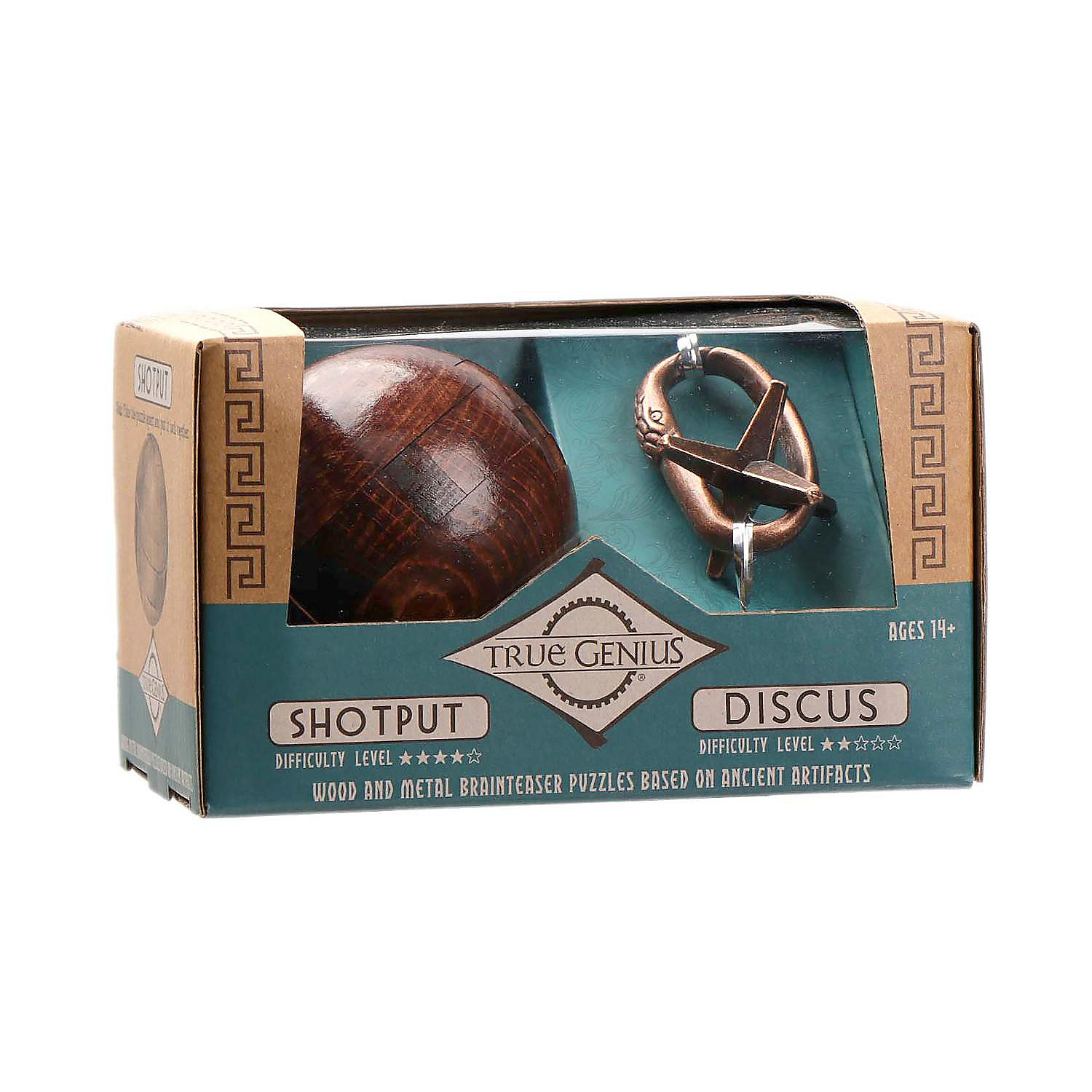 Xproject Genius Shotput And Discus 3D Wooden Assembly Puzzle
