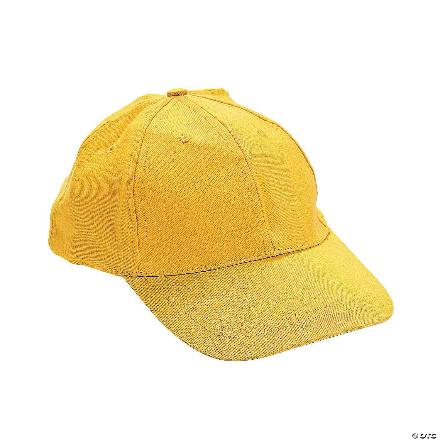 Yellow Baseball Caps   8 Pc.