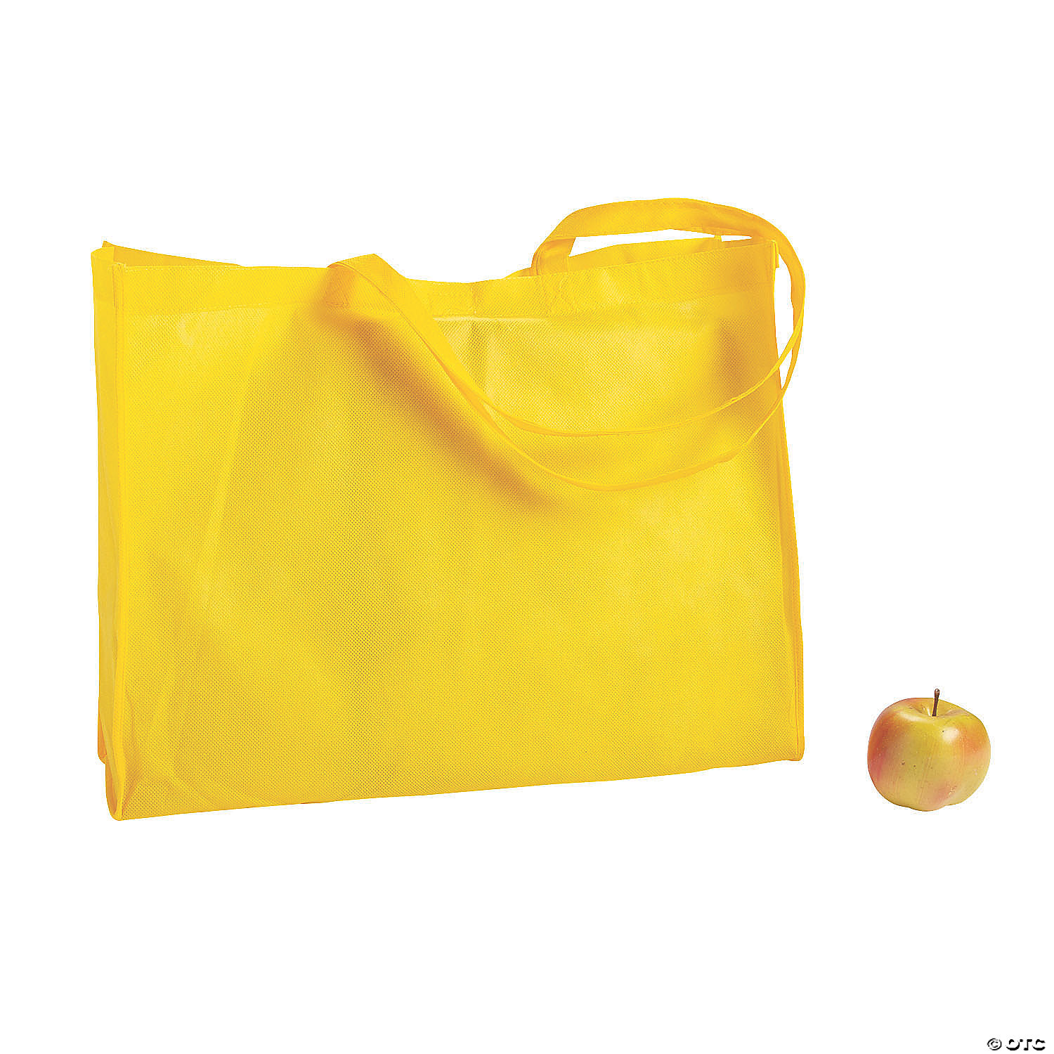 yellow shopper bag