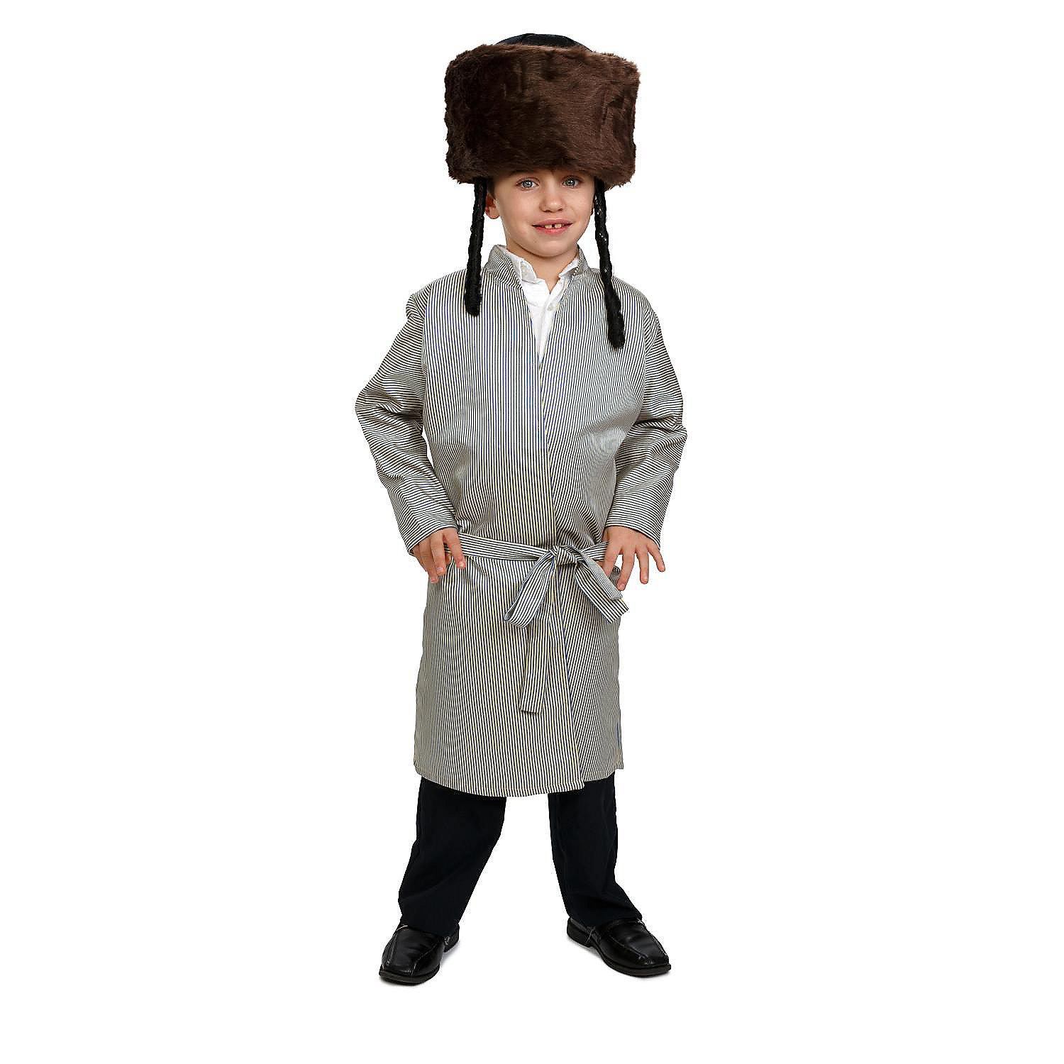 Yerushalmi Chasidic Rabbi Coat - Kids M | Oriental Trading