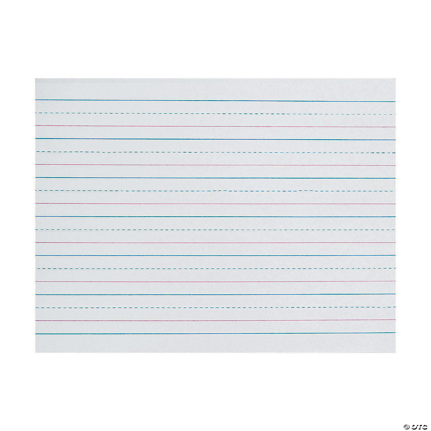 School Smart Zaner-Bloser Handwriting Paper, 10-1/2 x 8 Inches, Grade K,  500 Sheets 