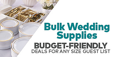 Bulk Wedding Supplies - Budet-Friendly Deals for any Guest List