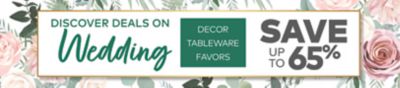 Wedding Essentials Sale - Save Up to 65%