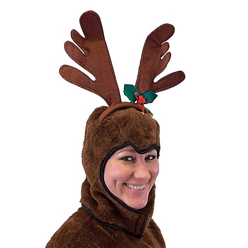 Featured Image for Reindeer Hood with Antlers