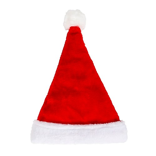 Featured Image for Red Plush Santa Hat