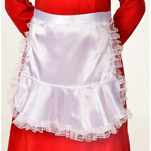 Featured Image for Mrs. Claus Knee-Length Satin Apron