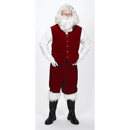 Featured Image for Velvet Santa Vest with Buttons