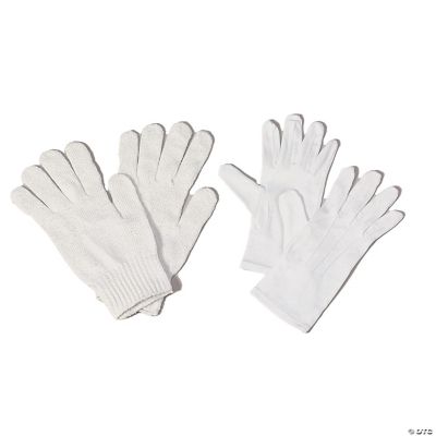 Featured Image for Deluxe White Nylon Santa Gloves