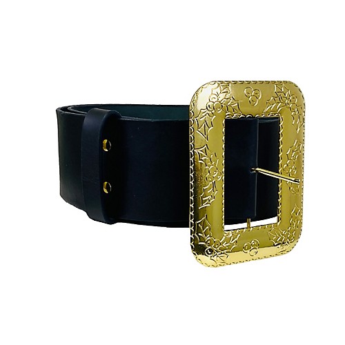 Featured Image for Leather Santa Belt with Cast Buckle