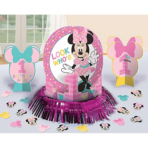 Featured Image for Minnie 1st Birthday Table Decor Kit