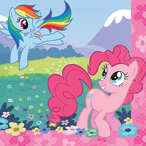 Featured Image for 5″ My Little Pony Bev Napkins – Pack of 16