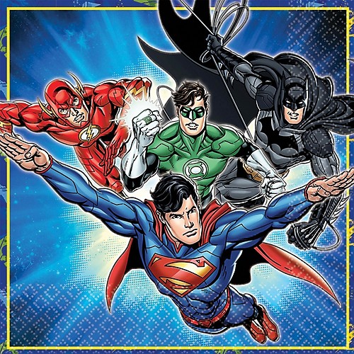 Featured Image for 6.5″ Justice League Lunch Napkins – Pack of 16