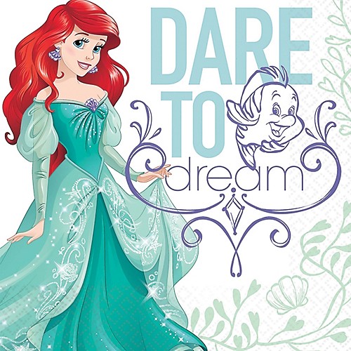 Featured Image for 6.5″ Disney Ariel Lunch Napkins – Pack of 16