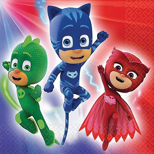 Featured Image for 6.5″ PJ Masks Lunch Napkins – Pack of 16